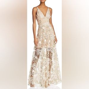 Dress The Population 3D Floral Illusion Dress - BNWT